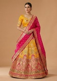 Mustard Yellow Designer Lehenga Choli