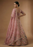 Pink Floral Embroidered Lehenga Choli