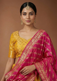 Mustard Yellow Traditional Printed Lehenga Choli