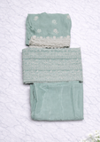 Pastel Floral Designer Dress Material
