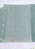 Pastel Floral Designer Dress Material