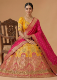 Mustard Yellow Designer Lehenga Choli