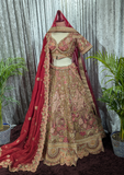 Gown (Golden Fendy Silk Gown)