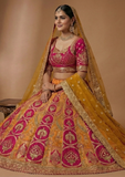 Royal Bridal Lehenga Choli with Zari Embroidery