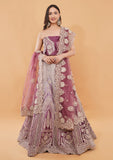 Lavender Micro Silk Lehenga Choli with Heavy Zari, Handwork & Sequins Dupatta
